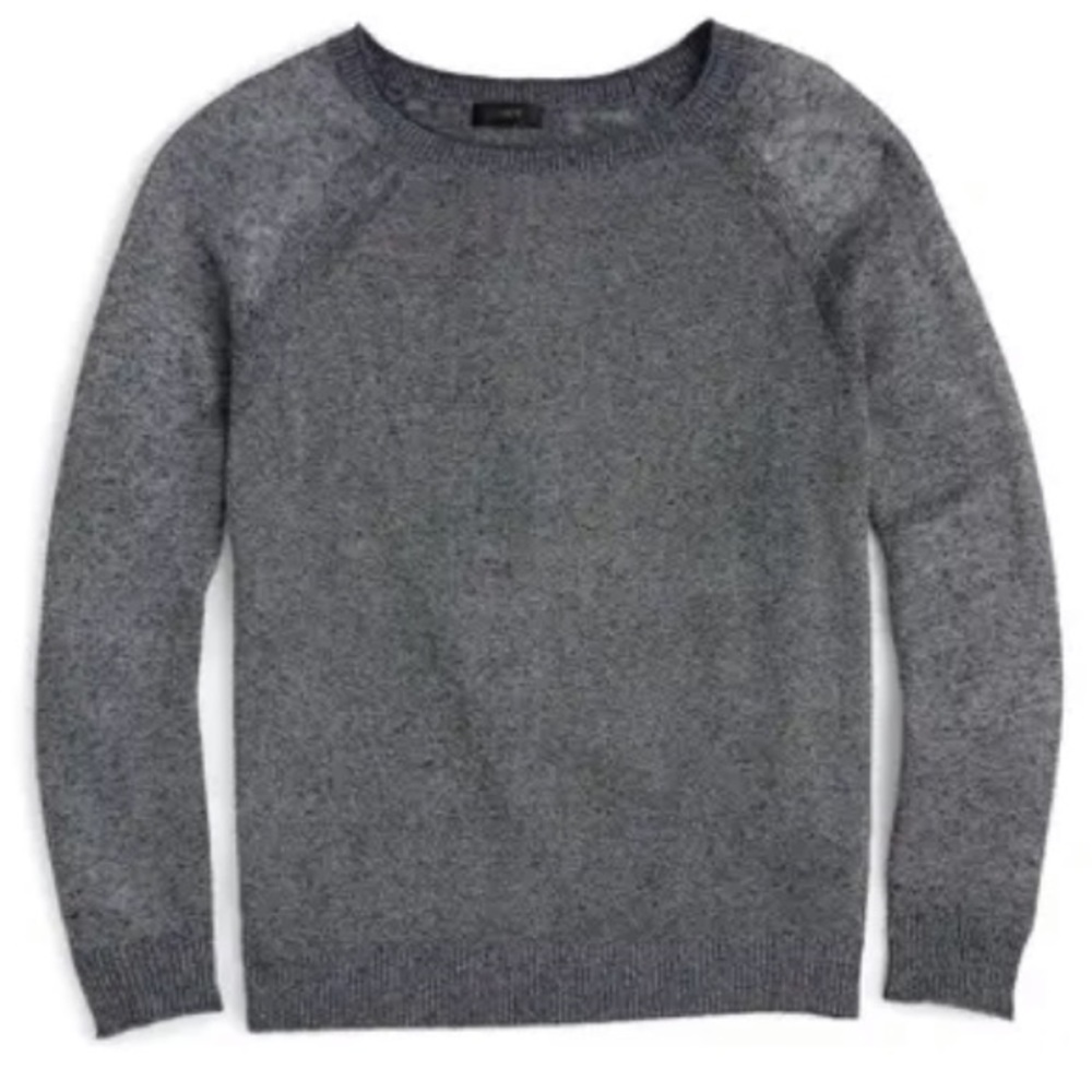 J. Crew Kate Crew linen blend Pullover Sweater